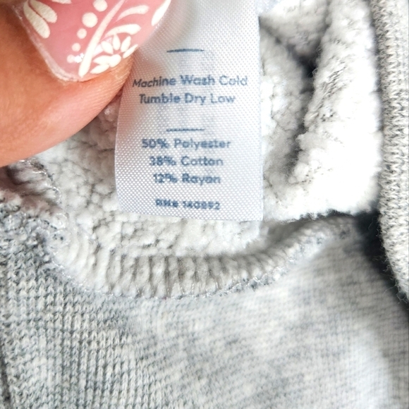 MARINE LAYER GRAPHIC SWEATSHIRT THE CLIMATE PLEDGE  GRAY SOFT FLEECE  SIZE XL - Picture 8 of 8